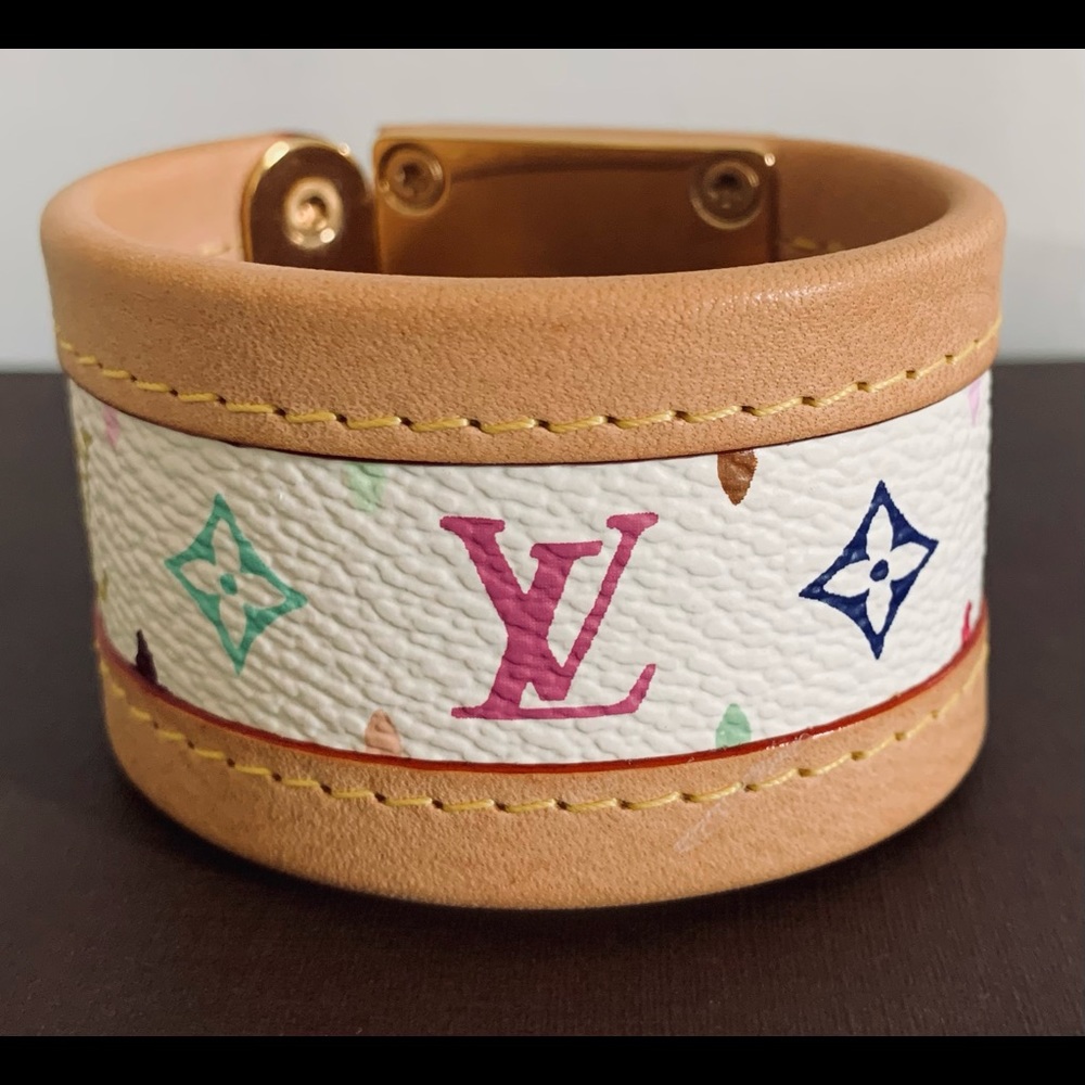 LOUIS VUITTON MULTICOLOR S LOCK BRACELET
